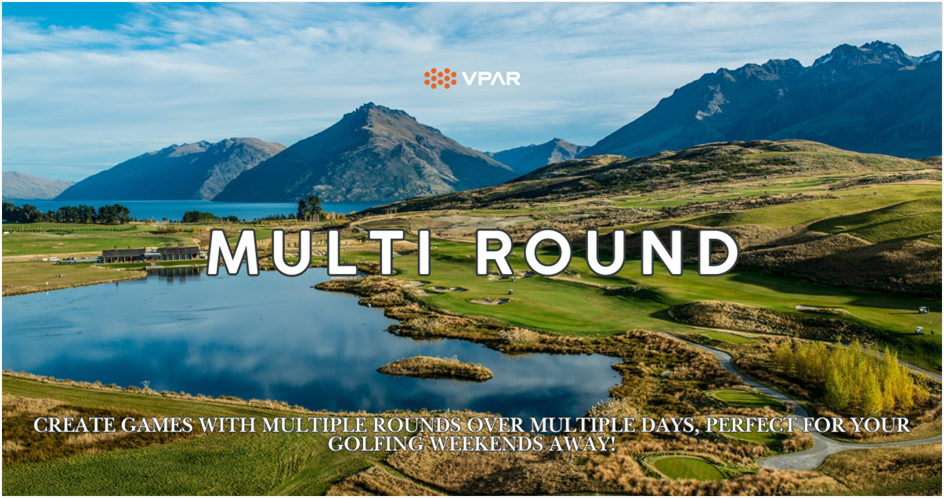 vpar golf app premium feature multi round